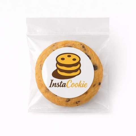 Sticker cookie in branded bag